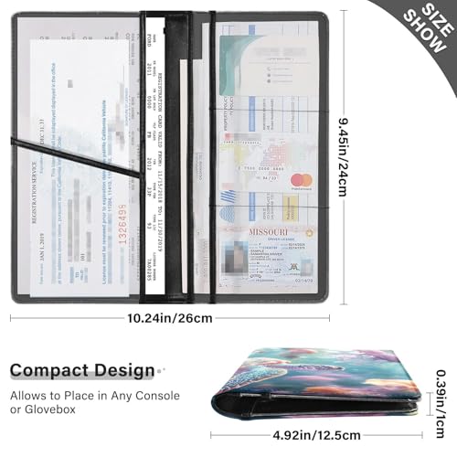 Organizador para Documentos de Cuero Slim miniatura 3