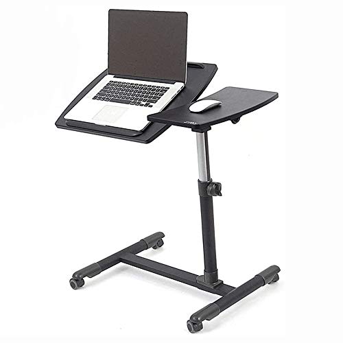 Preisvergleich Produktbild Big Shark Computer-Schreibtisch-bewegliche Höhenverstellbarer Laptop Tischständer Computer-Schreibtisch Faule Tischnachttisch Spieltisch Schreibtisch Multifunktionale Beistelltisch (Color : Black)