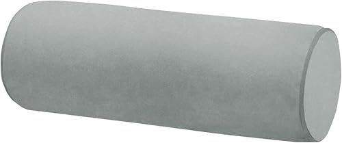 Fundas de almohada cilíndricas de terciopelo para el cuello de 16 x 6 pulgadas con cremallera oculta para decoración del hogar, almohada cervical,
