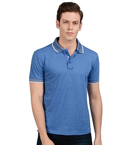 Image of Scott International Men's Regular Fit Polos (AW18 spk1 S Navy Blue Small)
