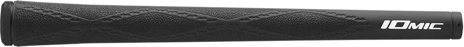 IOMIC X-Evolution 2.6 M60 Golf Grip, Black x Black with Back Line