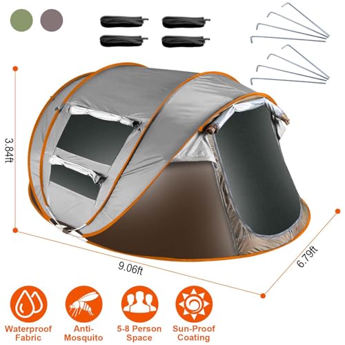 Carpa Easy Pop Up Instantánea para Camping 8 Personas miniatura 3