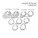 ONBRIG Rings for Women Chunky Rings Set Adjustable Thick Dome Statement Ring Wide Thin Stacking Ring for Women Chunky Jewelry (A : 9PCS - S)