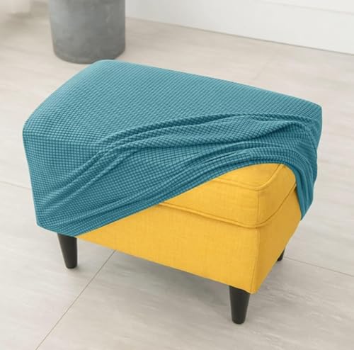 Funda de sillón otomano elástica y protector de sofá lavable para salón 4