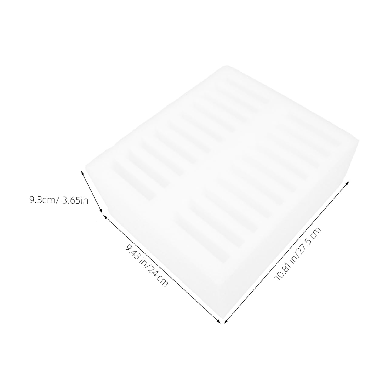 SOIMISS Organisateur De Téléphone Portable Avec 20 Compartiments Boîte De Rangement Pour Bureau Et Salle De Classe Protection Intérieure Perlé 10.83X9.45X3.54In
