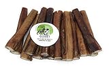 Sancho & Lola's 6' Thick Bully Sticks for Dogs Made in USA~20oz (14-17) Grain-Free Pizzle Dog Chews