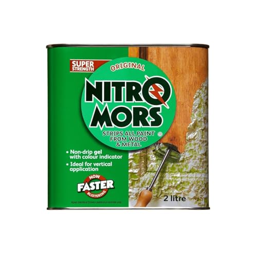 HOCHSTE® All Purpose Paint & Varnish Remover, Paint Stripper, Multi-Surface Application, Fast Acting, Strong Non-Drip Gel Formula, Safer Formulation, Easy to Use (2 LTR)