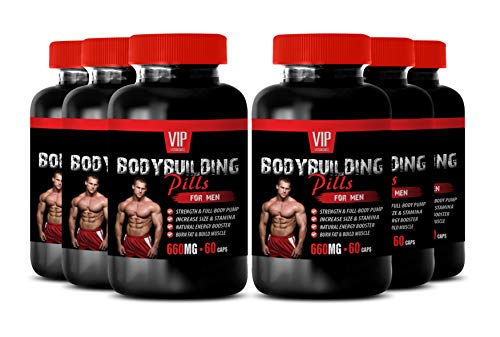 Build Muscle for Men pre Workout - Bodybuilding Pills for Men 660MG - 5-methyl-7-methoxy-isoflavone - 6B (360 Capsules)