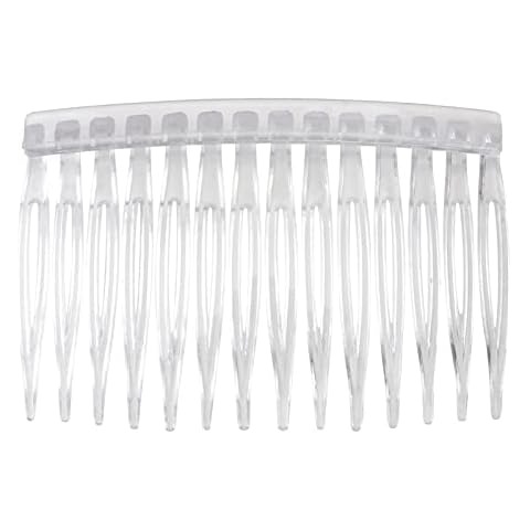 LURROSE 10 Stück Transparente Kunststoff-Haarklammern, französischer Twist-Kamm Haarkämme, Brautschmuck Cover
