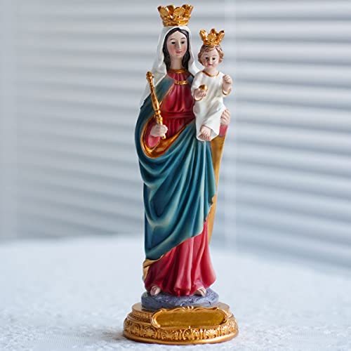 Estatua de 21 cm Mary Help of Christians en Resina miniatura 5