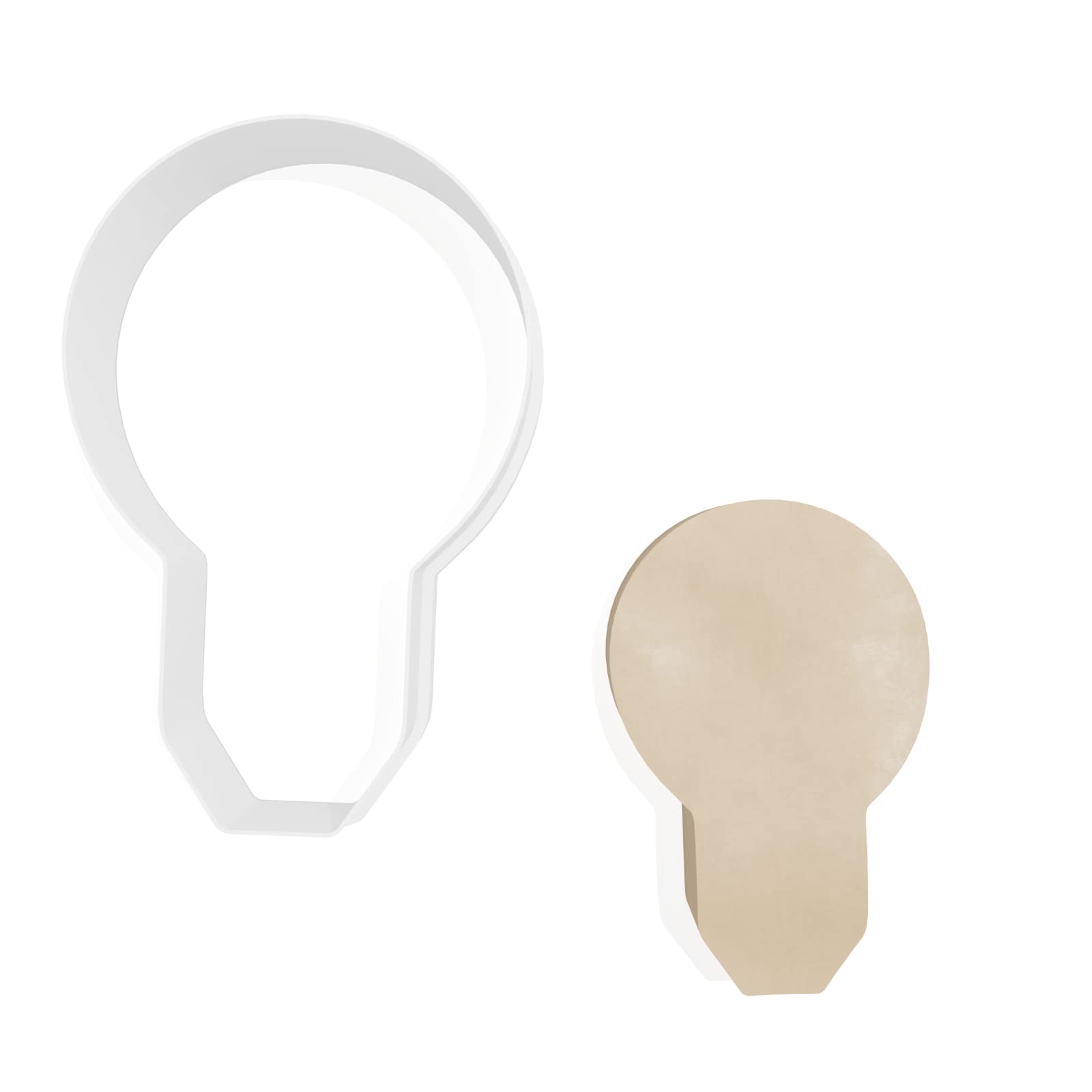 Lightbulb Cookie Cutter - 3 Sizes
