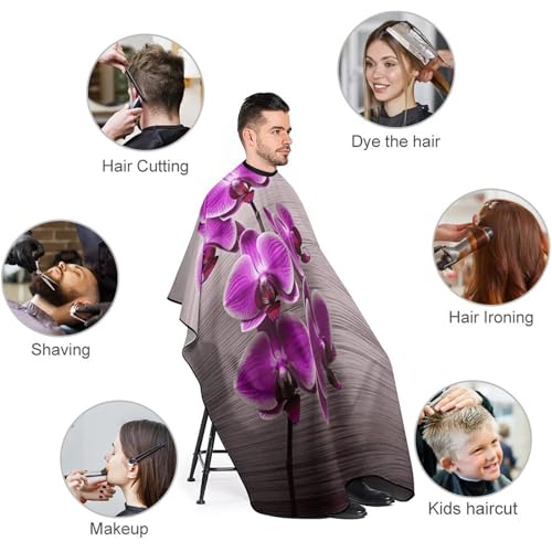 Capa de Corte de Cabello Orchid para Mujeres y Hombres, con Cierre Ajustable miniatura 3