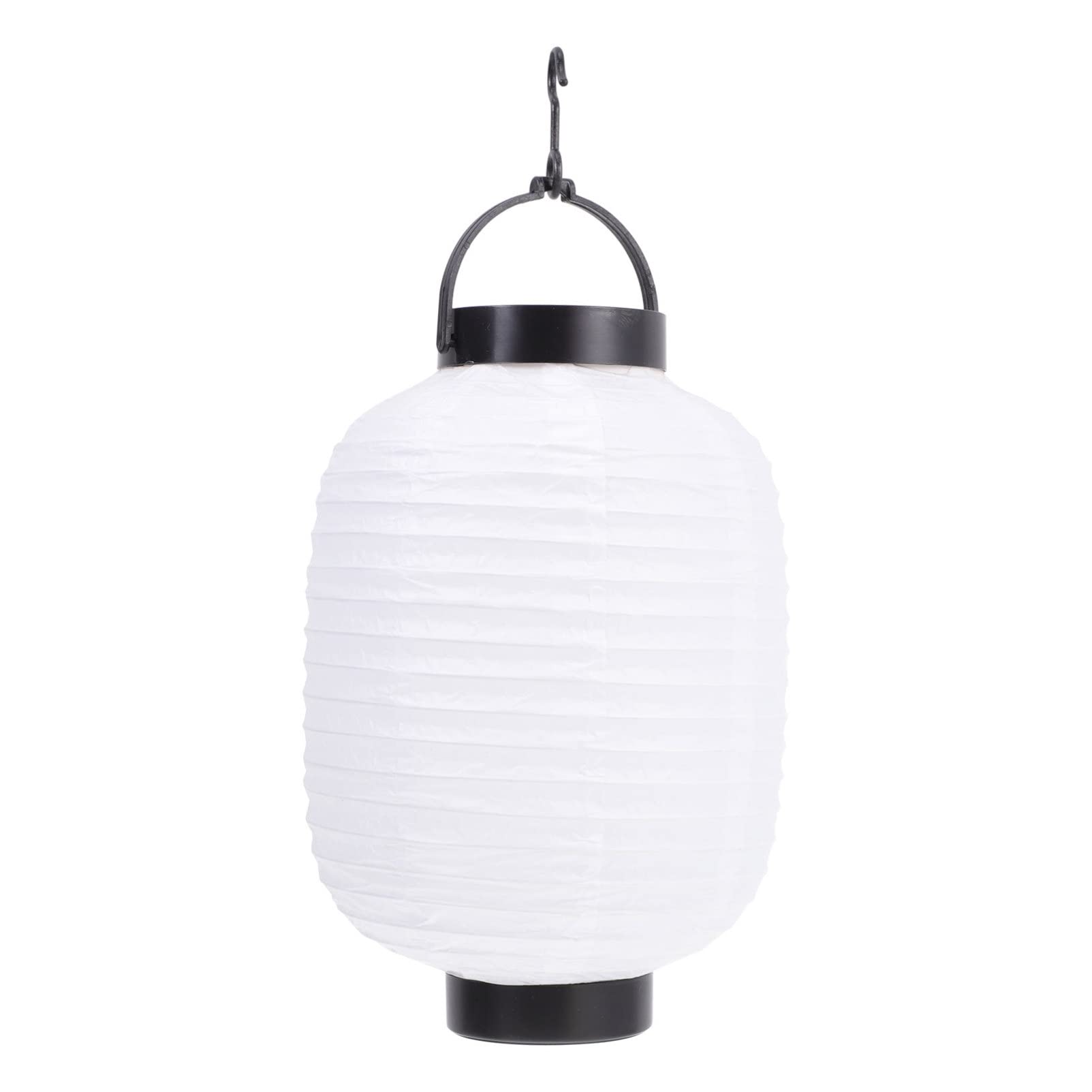BESPORTBLE Japanese Style Paper Folding Lantern, Traditional Outdoor Lantern with Hook- Folding Hanging Lantern Lamp for Party& Home Decorations (Without Battery)