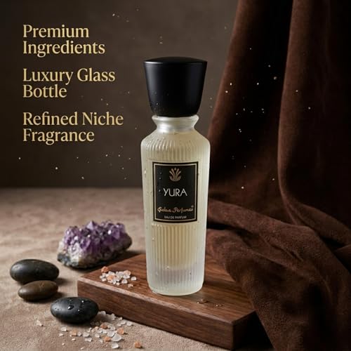 Image of Saba Yura Perfume 50ml for Men & Women | Long Lasting Unisex Fragrance | Woody, Saffron & Warm Spicy Notes | Premium Luxury Perfume for Office, Parties & Daily Wear