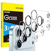 SPARIN 3 Stück Kameraschutz für iPhone 17 Pro Kamera, 9H Panzer Schutz Glas, Kamera Schutzfolie, Anti-Kratzer, Ultra HD Klar