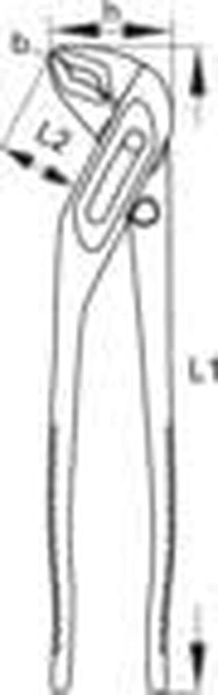 Gedore 914424 Water Pump Pliers, 9.45