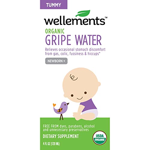 Wellements Gripe Water For Colic 4 oz (Pack of 6)
