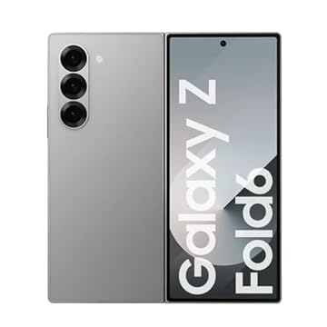 Samsung Celular Galaxy Z Fold6 5G, 512GB, 12GB RAM, Tela 7.6" + 6.3", Câm. Traseira 50+12+10MP, Frontal 10+4MP - Cinza