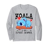 koala is my spirit animal - divertente stile kawaii maglia a manica