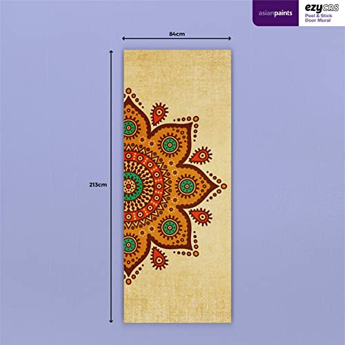 Image of Asian Paints EzyCR8 P&S Mandala Design Door Mural