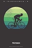  Rennrad Retro Notizbuch: Kariertes Notizbuch für alle Liebhaber und Fans des Zweiradsports