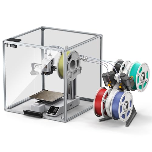 3d printer enclosure for bambu lab a1 mini 360 transparent acrylic enclosure with led light odor isolation noise reduction constant temperature 3d printer cover box 470x470x470mm