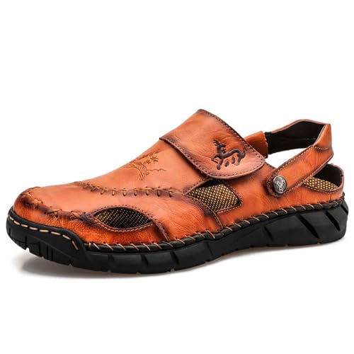 Sandalias de piel extraanchas para hombre: adiós al dolor de pies en verano