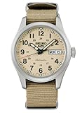 Seiko Analógico Modelo 5 Sports Field Sports Style 36mm bege. Marca