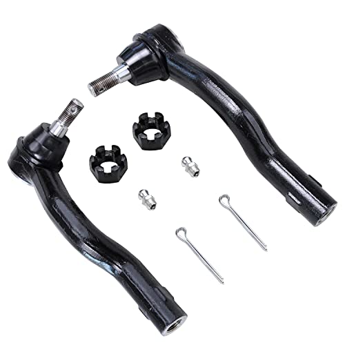 Image of Detroit Axle - 14PC Front Lower Control Arm Ball Joint Sway Bar Inner Outer Tie Rod w /Boot for 2004-2010 Infiniti QX56 - [2005-2015 Armada]