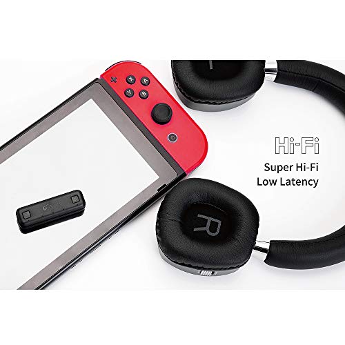 Ajcoflt Adaptador transceptor de baixa latência GuliKit tipo C USB Áudio USB sem fio BT Transceptor