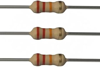 ILTELEC - 22k Ohm Resistor (25Pcs) - 22k Ohm 1/4w (0.25 Watt) ?5% Tolerance Metal Film Fixed Resistor