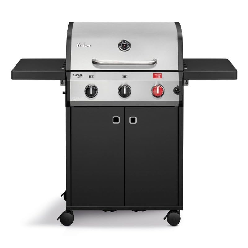Enders Barbecue a gas Chicago Next 3 R Turbo 3 bruciatori 1 Turbo Zone Switch Grid 60x42 cm 10,6 KW