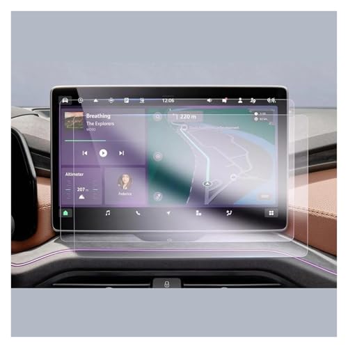 Film protecteur d'écran LCD contre les rayures de clés pour GPS 13" de Skoda Kodiaq II