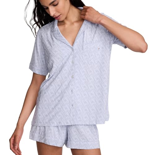 Image of Victoria's Secret Modal Pajama Set, Short Sleeve Button Down Shirt and Shorts, Sleepwear for Women (XS-XXL)