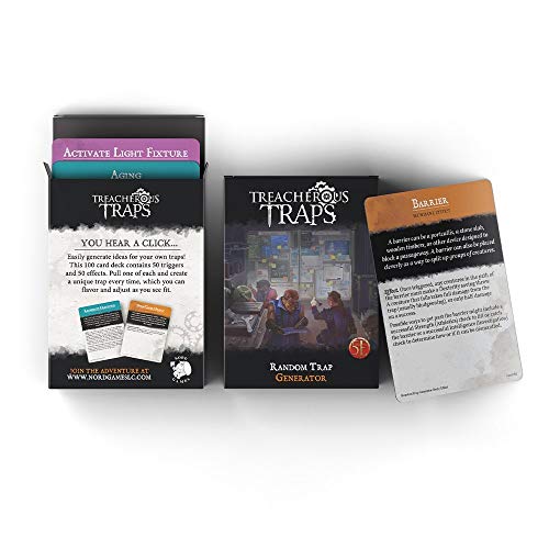 Treacherous Traps – Random Trap Generator Deck (5E)