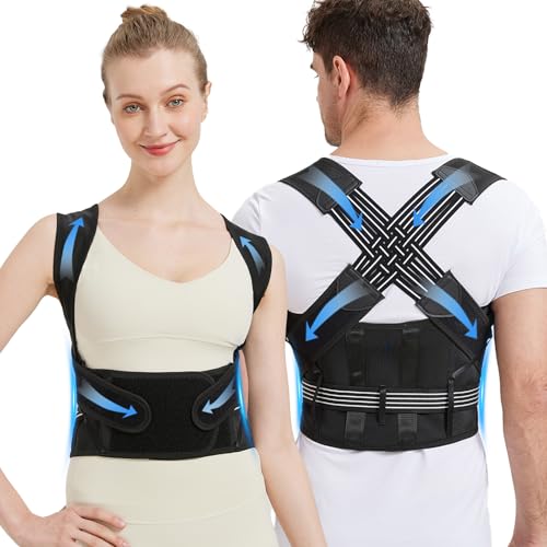 ZSZBACE Rücken Geradehalter, Verstellbare Rückenstützgürtel Haltungskorrektur, Rückengurt Herren Damen, Gerader Rückenstütze, Haltungstrainer Lindert Schmerzlinderung Rückenschmerzen(L) ZSZBACE Rücken Geradehalter, Verstellbare Rückenstützgürtel Haltungskorrektur, Rückengurt Herren Damen, Gerader Rückenstütze, Haltungstrainer Lindert Schmerzlinderung Rückenschmerzen(L)