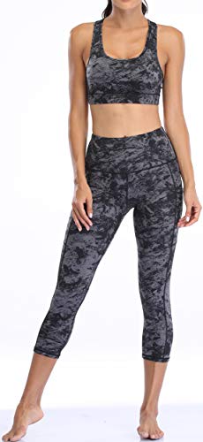 Image of Oalka Women's Racerback Sports Support Workout Running Bras