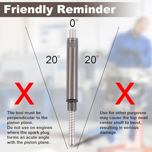 Image of #7880 14mm Thread TDC Indicator Standard,Top Dead Center Indicator TDC Whistler,Shift Indicator Replacement Part, 6 inch Long