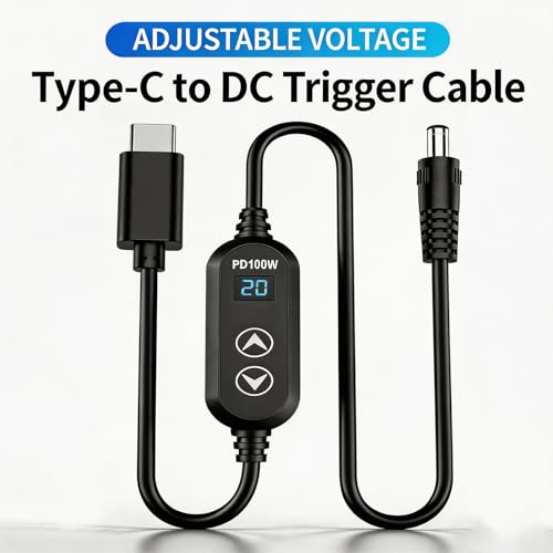 Cable USB C PD 100W con pantalla digital LED y adaptadores intercambiables para portátiles 6