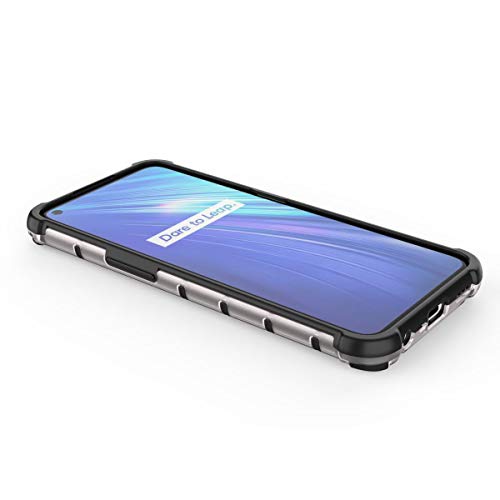 Image of Glasgow Back Case Cover Designed for Realme 6 - Black