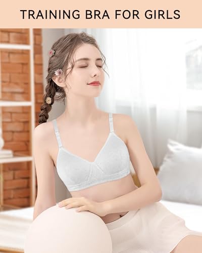 Girls Training Bra Teen Kids Sports Bras 8-10 10-12 12-14 14-16 Lightly Padded Adjustable Straps2