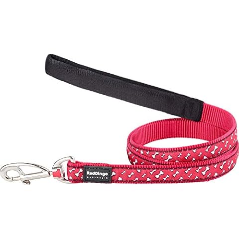 Red Dingo Padded Handle Dog Lead, 1.2m Cover