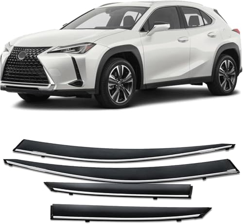 Deflectores De Aire para Lexus UX UX200 UX250H 2019-2021, CocheViento Cortavientos Ventana Coche Derivabrisas Viseras Deflector