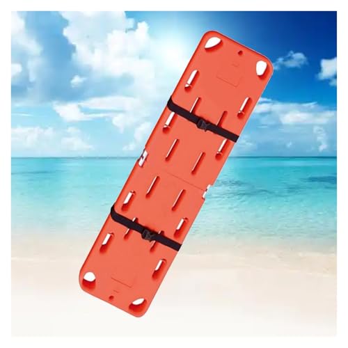 PE Spine Board Stretcher, Foldable Water Floating Stretchers with 3 74.8 IN Black Adjustable Straps, 2 & 4-Fold First Responder Backboard for Emergency Rescue(73.6x19.7x1.6 in/187x50x4cm-2 Fold)