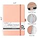 Lined Hardcover Journal Notebook, A5 192 Pages 100Gsm Thick Paper College Ruled for School,Note Taking,Work,Diary，5.7''*8.3'',Blush