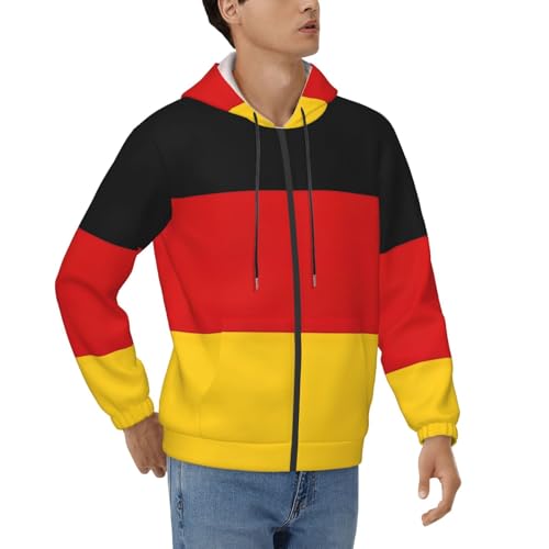 Sweat à capuche Allemagne coupe ample protection thermique mi-saison