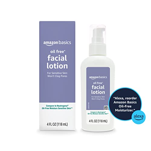 Amazon Basics Oil-Free Facial Moisturizer For Sensitive Skin, Fragrance Free, 4 Fluid Ounce thumb #4