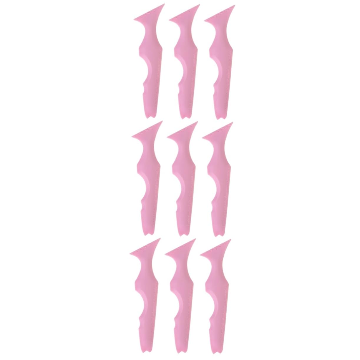 FRCOLOR 9stücke Eyeliner-schablonen Für Anfänger Multifunktionales Make-up-werkzeug Für Augenbrauen Lidschatten Und Lippen Komfortable Und Einfache Anwendung Für Perfektes