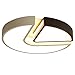 Produktbild 37W Schlafzimmer Deckenleuchte Runde Deckenlampe Mit Fernbedienung Dimmbar Modern LED Deckenbeleuchtung Kleines Wohnzimmer Deckenlicht Kinderzimmer Raumbeleuchtung Esszimmer (Weiß + Schwarz) Ø50CM