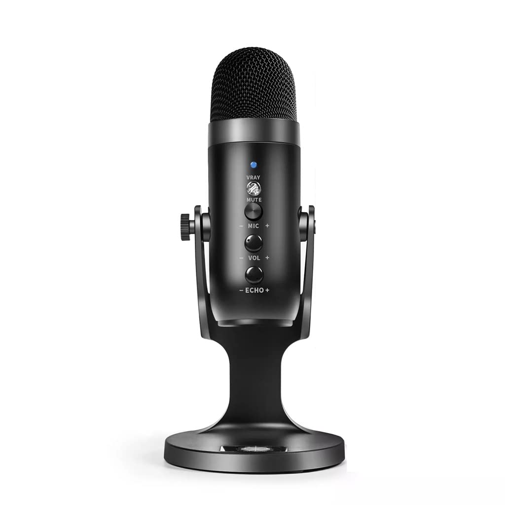 Mikrofon USB Profesjonalny mikrofon pojemnościowy Komputer Laptop Studio nagrań Śpiewanie gra Streaming Transmisja na żywo